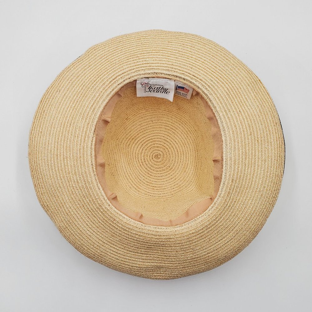 Kathy Jeanne Wide Brim Straw Hat - Picture 11 of 16